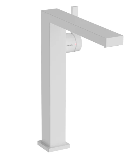 Hansgrohe Tecturis E Mitigeur lavabo Fine 240 CoolStart pour lavabos avec vidage Push-Open Matt White