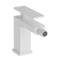 Hansgrohe Tecturis E Mitigeur de bidet avec vidage Push-Open Matt White