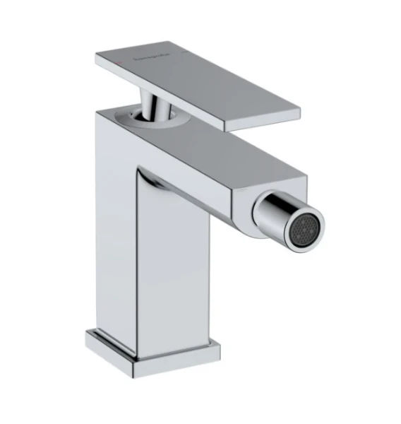 Hansgrohe Tecturis E Mitigeur de bidet avec vidage Push-Open chromé