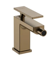Hansgrohe Tecturis E Mitigeur de bidet avec vidage Push-Open Brushed Bronze