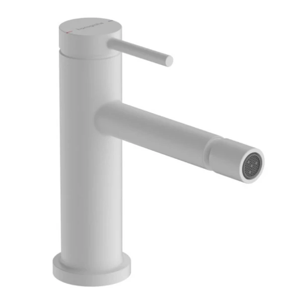 Hansgrohe Tecturis S Mitigeur bidet avec garniture de vidage avec tirette Matt White