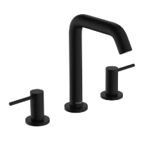 Hansgrohe Tecturis S Mélangeur de lavabo 3 trous 150 avec vidage Push-Open Matt Black