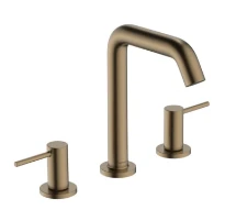 Hansgrohe Tecturis S Mélangeur de lavabo 3 trous 150 avec vidage Push-Open Brushed Bronze