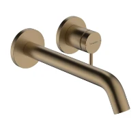 Hansgrohe Tecturis S mitigeur lavabo pour modèle encastré montage mural avec bec 225 mm - bronze brossé