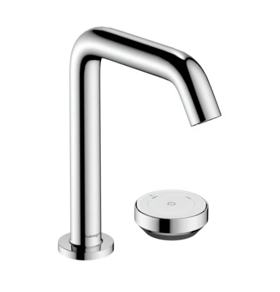 Hansgrohe Tecturis S Mélangeur lavabo 2 trous 150 CoolStart avec set de vidage chromé
