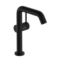 Hansgrohe Tecturis S Mitigeur lavabo 210 Fine CoolStart avec bec pivotant et vidage push-open Matt Black