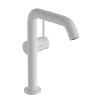 Hansgrohe Tecturis S Mitigeur lavabo 210 Fine CoolStart avec bec pivotant et vidage push-open Matt White