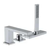 Hansgrohe Tecturis E Mitigeur de baignoire 3 trous pour rebord de baignoire avec sBox chromé