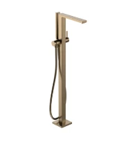 Hansgrohe Tecturis E Mitigeur de baignoire à poser au sol Brushed Bronze