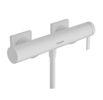 Hansgrohe Tecturis E Mitigeur de douche pour montage apparent Matt White