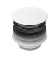 Bette Lux Shape crepine voor wastafel wit geemailleerd