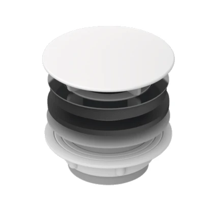 Bette Lux Shape crepine voor wastafel wit geemailleerd