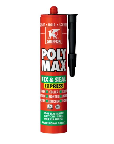 Griffon Poly Max Fix & Seal Express carTouche 425g noir