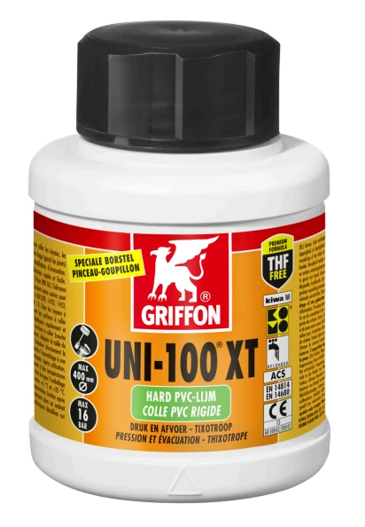 Griffon UNI-100 xT lijm, pvc flacon 500ml