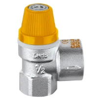 Caleffi Solar groupe de sécurité 1/2"x3/4", 6bar chromé