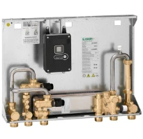 Caleffi Distributie-unit compact, inbouw, (cv+san) 40kW, hoge t°, zonder pomp