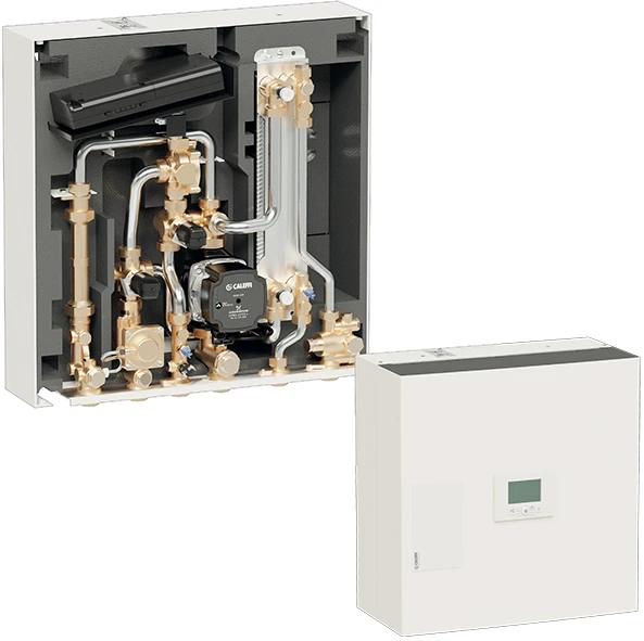 Caleffi Distributie-unit compact, opbouw afleverset voor woningen max. 90°C/A