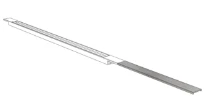Carrodrain Twiggi Extra grille d'extension  300 mm - Inox