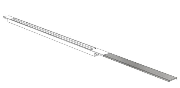 Carrodrain Twiggi Extra grille d'extension  300 mm - Inox