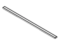 Carrodrain Cayman grille 700 mm - Inox