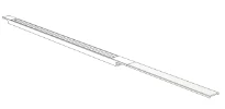 Carrodrain Twiggi Extra grille d'extension  300 mm - White