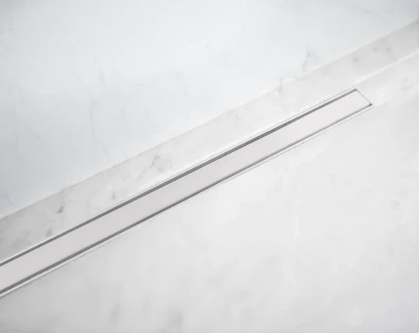 Carrodrain Cayman rigole de douche avec grille 900 mm - White - hauteur d'encastrement 60 mm - débit 31 l/min