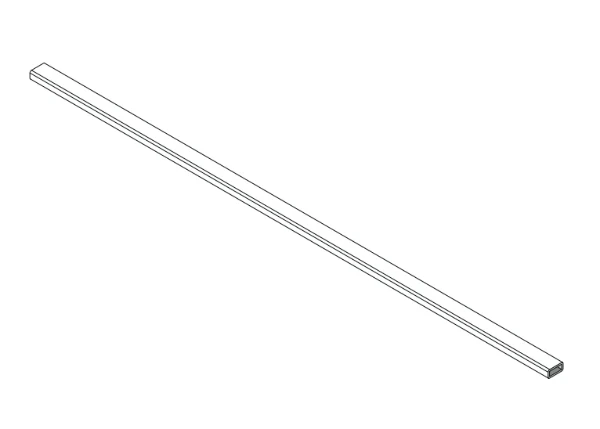 Carrodrain Liquid grille 700 mm - White