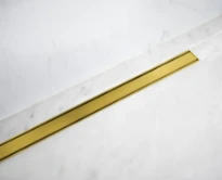Carrodrain Cayman rigole de douche avec grille 600 mm - Gold - hauteur d'encastrement 60 mm - débit 31 l/m