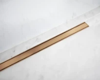 Carrodrain Cayman rigole de douche avec grille 600 mm - Copper - hauteur d'encastrement 60 mm - débit 31 l/m