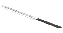 Carrodrain Twiggi Extra grille d'extension  300 mm - Smoke