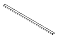 Carrodrain Cayman grille 900 mm - Titanium