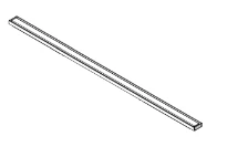 Carrodrain WSS Cayman grille 900 mm - Champagne