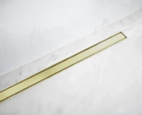Carrodrain Cayman rigole de douche avec grille 900 mm - Champagne - hauteur d'encastrement 60 mm - débit 31 l/m