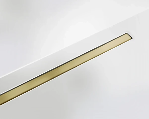 Carrodrain Liquid rigole de douche avec grille 900 mm - Champagne - débit 31 l/m