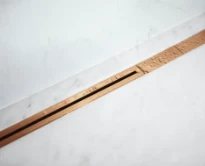Carrodrain Twiggi XXS rigole de douche avec grille 700 - 1000 mm - Copper - hauteur d'encastrement 56 mm - débit 31 l/m