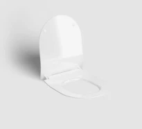 Clou Hammock abattant slim avec couvercle, soft closing et système quick release blanc brillant