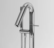 CLOU Xo mélangeur libre pour baignoire avec douchette, type 8, chromé. Partie intégrée est inclus.