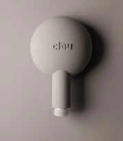 CLOU Kaldur douchette, gris soft-touch. Avec raccord 1/2".