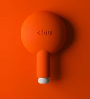 CLOU Kaldur douchette, orange soft-touch. Avec raccord 1/2".