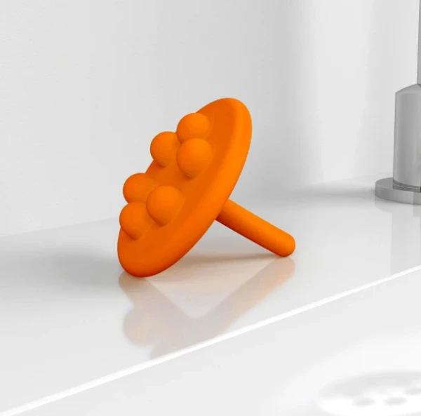 CLOU Mini Wash Me bouchon en silicone, orange