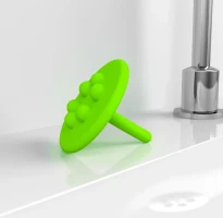 CLOU Wash Me bouchon en silicone, vert