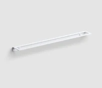 Clou fold porte-serviette, poudre blanc mat