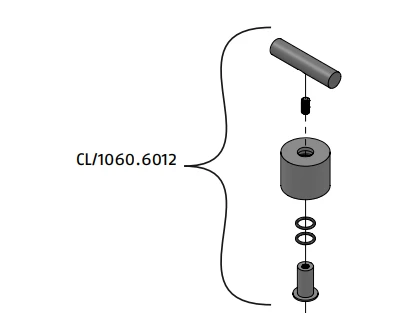 CLOU Manette, chromé pour Freddo 4