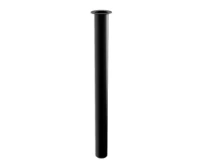 CLOU Tube avec collierm, noir mat pour siphon Mini Suk CL/06.53011.21