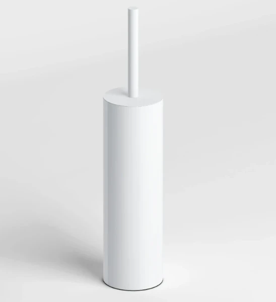 CLOU Sjokker porte-balai à poser, poudre blanc mat. Prix à la pièce