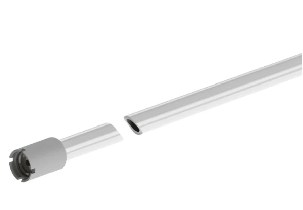 DELABIE Tube PVC + porte clapet antiretour et clapet antiretour