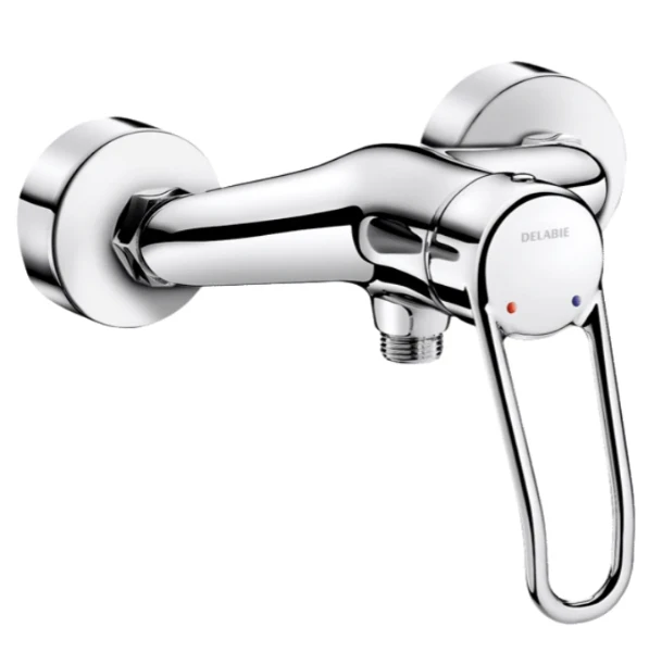 DELABIE Mitigeur de douche EP, manette ajourée, raccords std