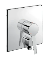 DELABIE Mit. douche EP encastré étanche av coude, kit 2/2 (+254CBOX)