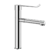 DELABIE Mitigeur EP à bec BIOCLIP orientable H.180 + 2 becs Inox