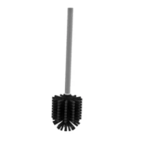 DELABIE Ensemble brosse WC sans couvercle Inox anthracite métallisé